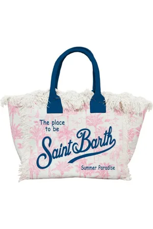 MC2 SAINT BARTH Torebki, Kobieta, Różowy, ONE SIZE, Frywolna torba z logo haftem