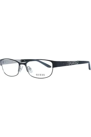 Guess Akcesoria, Kobieta, Czarny, ONE SIZE, Czarne ovale okulary optyczne dla kobiet
