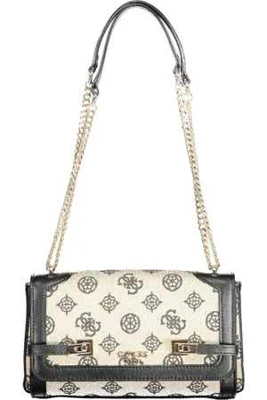 Guess Torebki, Kobieta, Czarny, ONE SIZE, Czarna Damska Torba Łańcuch Ramię