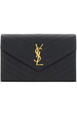 Saint Laurent Akcesoria, Kobieta, Czarny, ONE SIZE, Matelassé Skórzana Torba na Ramię