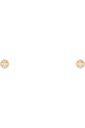 Tory Burch Akcesoria, Kobieta, Żółty, ONE SIZE, Stylowe Kolczyki dla eleganckiego wyglądu