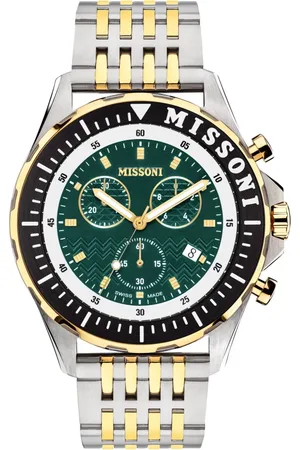 Missoni Akcesoria, Mężczyzna, Wielobarwność, ONE SIZE, Szwajcarski New Chrono Sportowa Elegancja Zegarek