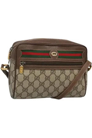 Gucci Pre-owned, Kobieta, Beżowy, ONE SIZE, Skóra, Pre-owned Leather gucci-bags