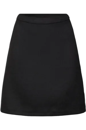 ESPRIT Spódnice, Kobieta, Czarny, S, Czarna Spódnica Damska Czasless Design
