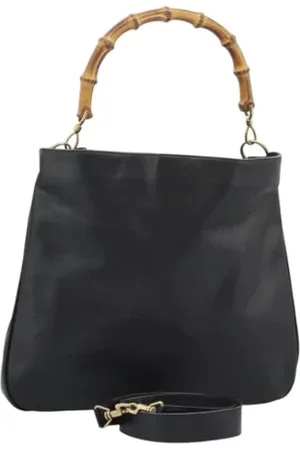 Gucci Pre-owned, Kobieta, Czarny, ONE SIZE, Skóra, Pre-owned Skórzane torebki