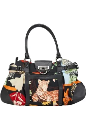 Salvatore Ferragamo Pre-owned, Kobieta, Wielobarwność, ONE SIZE, Skóra, Pre-owned Skórzane torebki