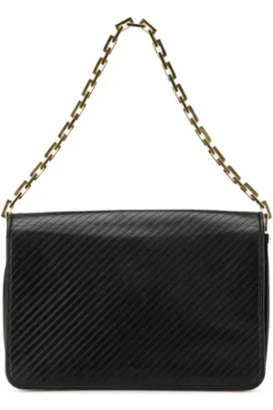 Saint Laurent Pre-owned, Kobieta, Czarny, ONE SIZE, Skóra, Pre-owned skórzane torby na ramię