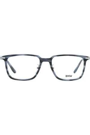 BMW Akcesoria, Mężczyzna, Niebieski, ONE SIZE, Niebieskie Okulary Optyczne Mężczyźni Styl Prostokątny