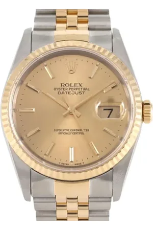 Rolex Pre-owned, Mężczyzna, Żółty, ONE SIZE, Pre-owned Stainless Steel watches