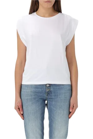 Dondup Koszulki, Kobieta, Biały, XS, Klasyczny Biały T-shirt