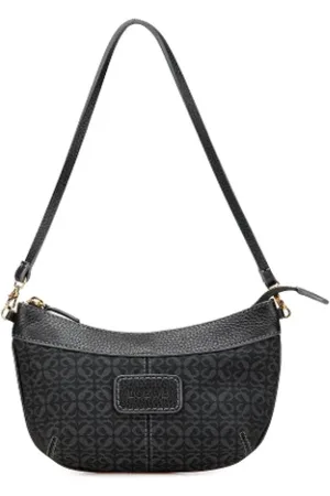 Loewe Pre-owned, Kobieta, Czarny, ONE SIZE, Skóra, Pre-owned Canvas shoulder-bags