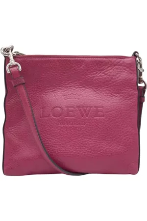 Loewe Pre-owned, Kobieta, Różowy, ONE SIZE, Pre-owned skórzane torby na ramię