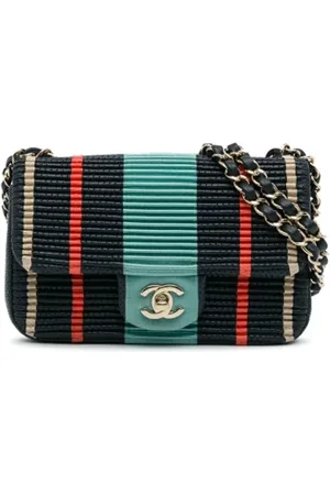 CHANEL Pre-owned, Kobieta, Niebieski, ONE SIZE, Skóra, Pre-owned Leather crossbody-bags