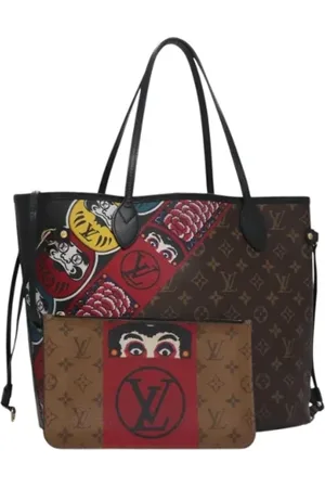 LOUIS VUITTON Pre-owned, Kobieta, brązowy, ONE SIZE, Skóra, Pre-owned płócienne torby Louis Vuitton