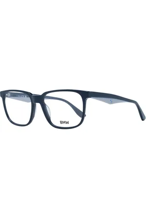 BMW Akcesoria, unisex, Niebieski, ONE SIZE, Niebieskie Okulary Optyczne Mężczyźni Styl Prostokątny