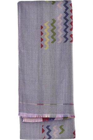 Missoni Akcesoria, Kobieta, Fioletowy, ONE SIZE, Wełniany szal - Stylowy design
