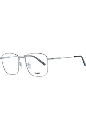 Bally Akcesoria, Mężczyzna, Szary, ONE SIZE, Srebrne Okulary Męskie Kwadratowy Styl