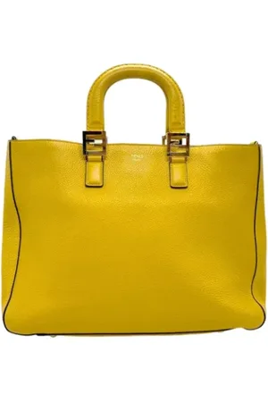 Fendi Pre-owned, Kobieta, Żółty, ONE SIZE, Pre-owned Leather fendi-bags