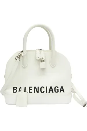 Balenciaga Pre-owned, Kobieta, Biały, ONE SIZE, Len, Pre-owned Leather balenciaga-bags