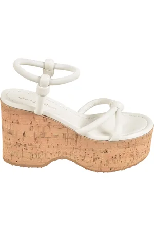Gianvito Rossi Buty, Kobieta, Biały, 39 1/2 EU, Białe Sandały Elegancki Styl Letni