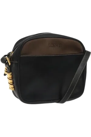 Loewe Pre-owned, Kobieta, Czarny, ONE SIZE, Skóra, Pre-owned skórzane torby na ramię