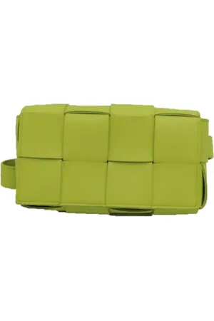 Bottega Veneta Pre-owned, Kobieta, Zielony, ONE SIZE, Skóra, Pre-owned Leather crossbody-bags