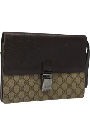 Gucci Pre-owned, Kobieta, Beżowy, ONE SIZE, Skóra, Pre-owned Leather clutches