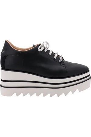Stella McCartney Buty, Kobieta, Czarny, 37 1/2 EU, Alter Mar Trampki na Sznurowadła