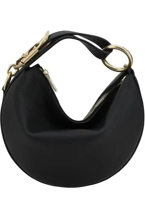 Burberry Torebki, Kobieta, Czarny, ONE SIZE, Torba Hobo w Stylu Półksiężyca