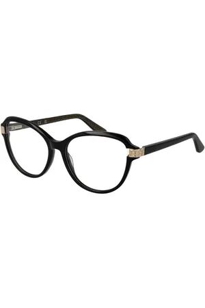 Guess Akcesoria, Kobieta, Czarny, ONE SIZE, Czarne Okulary Optyczne Cat Eye