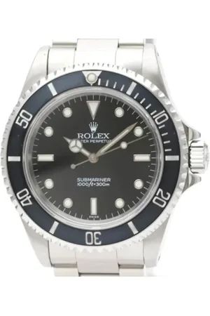 Rolex Pre-owned, Mężczyzna, Czarny, ONE SIZE, Pre-owned Stainless Steel watches
