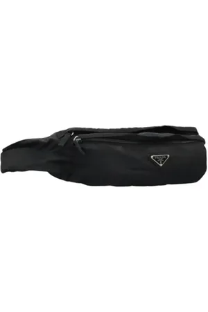 Prada Pre-owned, Kobieta, Czarny, ONE SIZE, Nylon, Pre-owned Nylon crossbody-bags