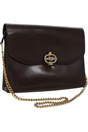 Gucci Pre-owned, Kobieta, brązowy, ONE SIZE, Skóra, Pre-owned Leather gucci-bags