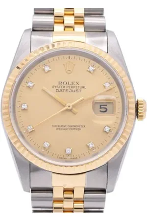 Rolex Pre-owned, Mężczyzna, Żółty, ONE SIZE, Pre-owned Stainless Steel watches