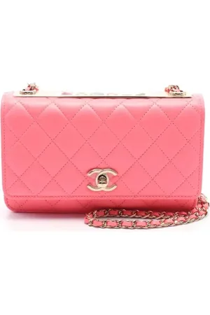 CHANEL Pre-owned, Kobieta, Różowy, ONE SIZE, Skóra, Pre-owned Leather crossbody-bags