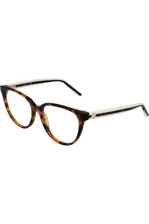 Guess Akcesoria, Kobieta, Wielobarwność, ONE SIZE, Brązowe Okulary Optyczne Cat Eye