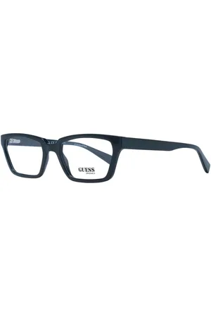 Guess Akcesoria, Kobieta, Czarny, ONE SIZE, Czarne Okulary Optyczne Damskie Styl Prostokątny