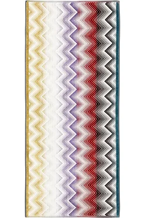 Missoni Akcesoria, Kobieta, Wielobarwność, ONE SIZE, Beżowy Prostokątny Dodatek z Wykończonym Brzegiem