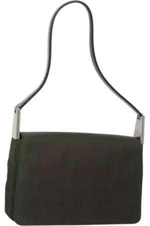 Prada Pre-owned, Kobieta, brązowy, ONE SIZE, Nylon, Pre-owned Nylon prada-bags