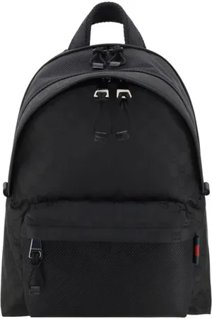 Gucci Torebki, Mężczyzna, Czarny, ONE SIZE, Nylon, Nylonowy plecak wzorzysty