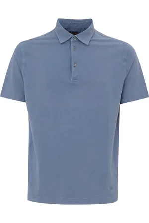 corneliani Koszulki, Mężczyzna, Niebieski, L, Klasyczny Polo Shirt Niebieski