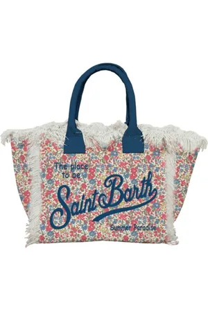 MC2 SAINT BARTH Torebki, Kobieta, Biały, ONE SIZE, Torba na ramię Liberty Betsy Print