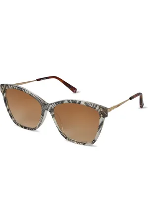 Missoni Akcesoria, Kobieta, brązowy, ONE SIZE, Okulary przeciwsłoneczne Cat-Eye w kolorze pomarańczowym/szarym/wielokolorowym