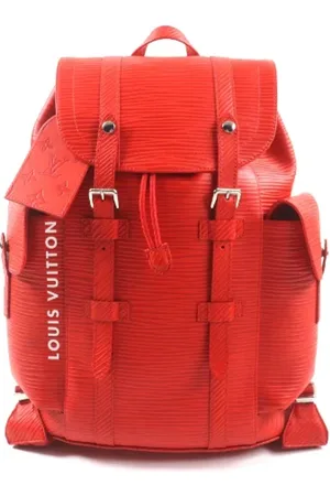 LOUIS VUITTON Pre-owned, Mężczyzna, Czerwony, ONE SIZE, Pre-owned Fabric backpacks
