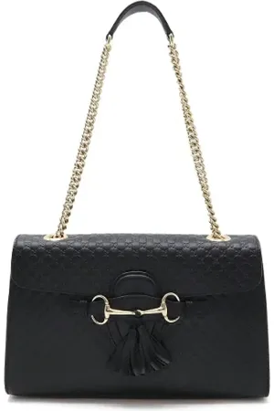 Gucci Pre-owned, Kobieta, Czarny, ONE SIZE, Skóra, Pre-owned Leather crossbody-bags