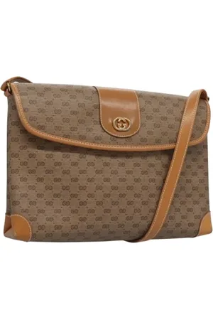 Gucci Pre-owned, Kobieta, Beżowy, ONE SIZE, Skóra, Pre-owned Leather gucci-bags