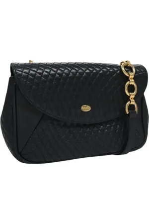 Bally Pre-owned, Kobieta, Czarny, ONE SIZE, Skóra, Pre-owned skórzane torby na ramię