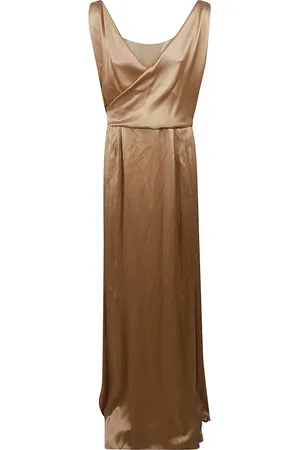 Alberta Ferretti Sukienki, Kobieta, brązowy, M, Elegancka Kolekcja Sukienek