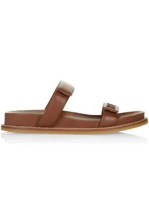 Emporio Armani Buty, Kobieta, brązowy, 36 EU, Brązowe Męskie Klapki