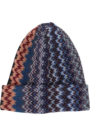 Missoni Akcesoria, Mężczyzna, Wielobarwność, ONE SIZE, Zaplatany Wzorem Wełniany Kominiarz